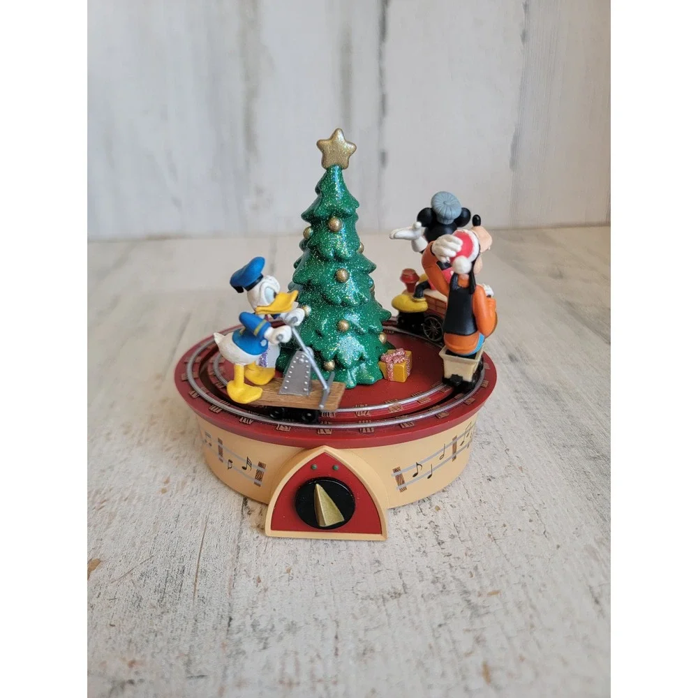 Hallmark vintage Mickey's jingle bell Express ornament Xmas animated Disney